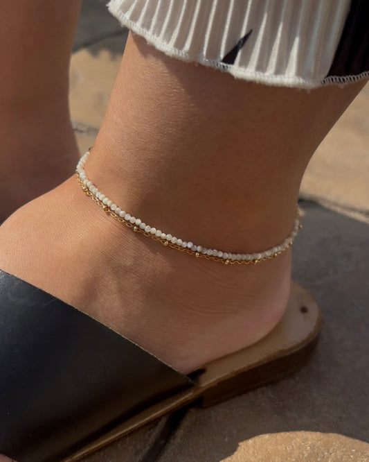 Ravenna Double Strand Anklet